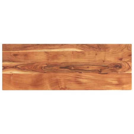 Dessus de table 140x50x3,8cm rectangulaire bois massif d'acacia 