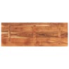 Dessus de table 140x50x3,8cm rectangulaire bois massif d'acacia 