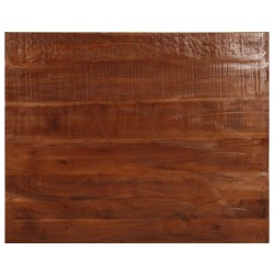 Dessus de table 100x80x3,8cm rectangulaire bois massif récupéré 