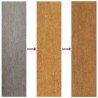 Décoration murale jardin 105x55 cm acier corten design de fleur 