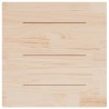 Dessus de table blanc 70x70x2,5 cm bois de pin massif 