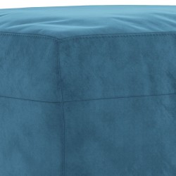 Repose-pied Bleu 70x55x41 cm Velours 