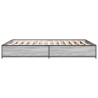 Cadre de lit sans matelas sonoma gris 140x200 cm 