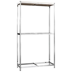 Porte-pneus à 2 niveaux 2 pcs Argenté 110x40x180 cm Acier 