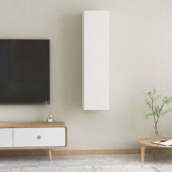 Meubles TV 2 pcs Blanc 30,5x30x60 cm Bois d’ingénierie 