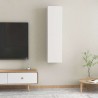 Meubles TV 2 pcs Blanc 30,5x30x60 cm Bois d’ingénierie 