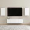Meubles TV 2 pcs Blanc 30,5x30x60 cm Bois d’ingénierie 
