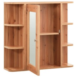 Armoire à miroir de salle de bain Chêne 66x17x63 cm MDF 