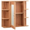 Armoire à miroir de salle de bain Chêne 66x17x63 cm MDF 