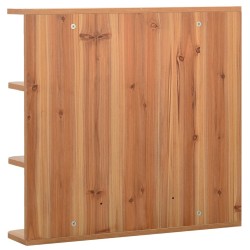Armoire à miroir de salle de bain Chêne 66x17x63 cm MDF 