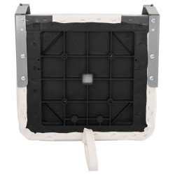 Siège pour bateau avec sangle de fixation pliable 41x36x48 cm 