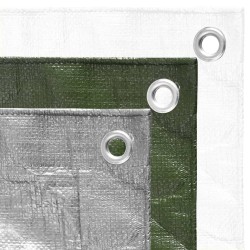Bâche 180 g/m² 8x12 m Vert PEHD 