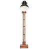 Lampadaire Noir Bois de manguier massif E27 