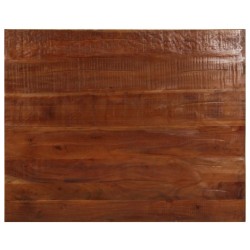Dessus de table 90x80x3,8 cm rectangulaire bois massif récupéré 