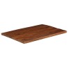 Dessus de table 90x80x3,8 cm rectangulaire bois massif récupéré 
