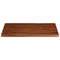 Dessus de table 90x80x3,8 cm rectangulaire bois massif récupéré 