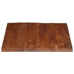 Dessus de table 90x80x3,8 cm rectangulaire bois massif récupéré 