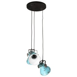 Lampe suspendue 25 W bleu délavé 30x30x100 cm E27 