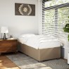 Cadre de lit sans matelas cappuccino 90x190 cm similicuir 