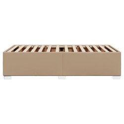 Cadre de lit sans matelas cappuccino 90x190 cm similicuir 