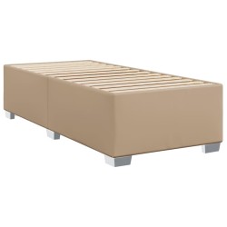 Cadre de lit sans matelas cappuccino 90x190 cm similicuir 