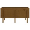 Lit surélevé de jardin brun miel 121x50x57cm bois de pin massif 