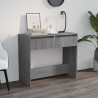 Table console sonoma gris 89x41x76,5 cm bois d'ingénierie 