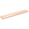 Dessus de table bois massif non traité bordure assortie 
