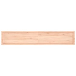 Dessus de table bois massif non traité bordure assortie 