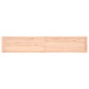 Dessus de table bois massif non traité bordure assortie 
