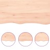 Dessus de table bois massif non traité bordure assortie 