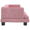 Canapé pour enfants rose 80x45x30 cm velours 