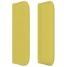 Tête de lit avec oreilles Vert 147x16x78/88 cm Tissu 