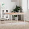 Dessus de table 80x80x4 cm carré bois massif de hêtre 