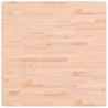 Dessus de table 80x80x4 cm carré bois massif de hêtre 
