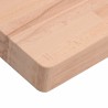 Dessus de table 80x80x4 cm carré bois massif de hêtre 