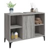 Meuble d'évier sonoma gris 80x33x60 cm bois d'ingénierie 