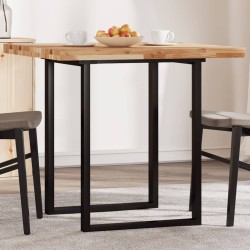 Dessus de table carré 80x80x4 cm bois massif d'acacia 