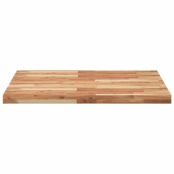 Dessus de table carré 80x80x4 cm bois massif d'acacia 