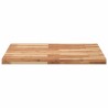 Dessus de table carré 80x80x4 cm bois massif d'acacia 