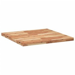 Dessus de table carré 80x80x4 cm bois massif d'acacia 