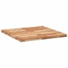 Dessus de table carré 80x80x4 cm bois massif d'acacia 