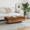 Table basse vieux bois 100x49,5x31 cm bois d'ingénierie 