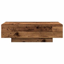 Table basse vieux bois 100x49,5x31 cm bois d'ingénierie 