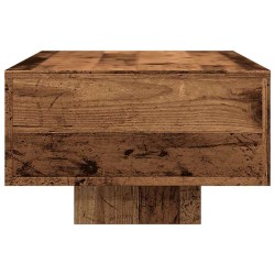 Table basse vieux bois 100x49,5x31 cm bois d'ingénierie 