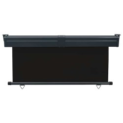 Auvent latéral de balcon 165x250 cm noir 