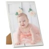 Collage de cadres photo 5 pcs de mur table Argenté 70x90 cm MDF 