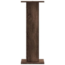 Supports de haut-parleurs 2 pcs chêne marron bois d'ingénierie 