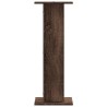 Supports de haut-parleurs 2 pcs chêne marron bois d'ingénierie 
