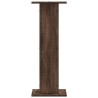 Supports de haut-parleurs 2 pcs chêne marron bois d'ingénierie 